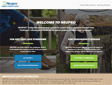 Tablet Screenshot of neupro.com